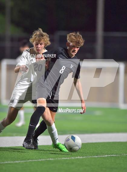 Thumbnail 2 in Vandegrift vs. Flower Mound (UIL 6A Soccer Semifinal) photogallery.