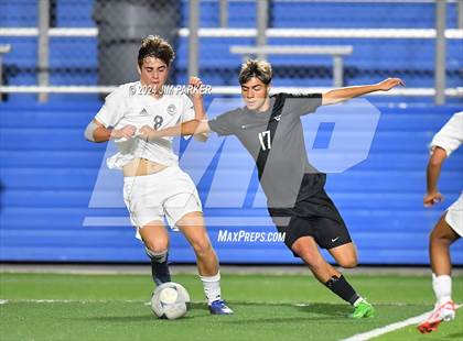 Thumbnail 3 in Vandegrift vs. Flower Mound (UIL 6A Soccer Semifinal) photogallery.