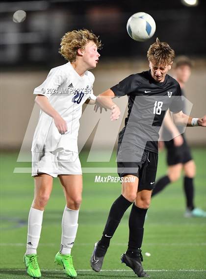 Thumbnail 2 in Vandegrift vs. Flower Mound (UIL 6A Soccer Semifinal) photogallery.