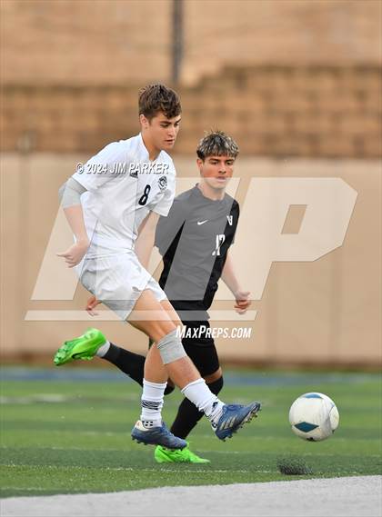 Thumbnail 3 in Vandegrift vs. Flower Mound (UIL 6A Soccer Semifinal) photogallery.