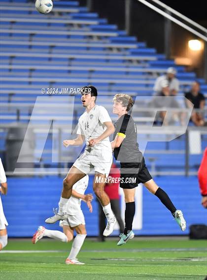 Thumbnail 3 in Vandegrift vs. Flower Mound (UIL 6A Soccer Semifinal) photogallery.
