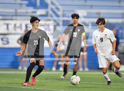 Thumbnail 3 in Vandegrift vs. Flower Mound (UIL 6A Soccer Semifinal) photogallery.