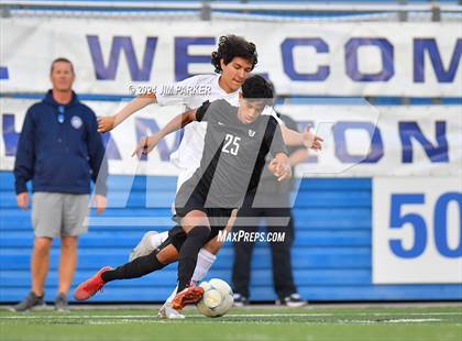 Thumbnail 2 in Vandegrift vs. Flower Mound (UIL 6A Soccer Semifinal) photogallery.