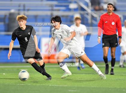 Thumbnail 3 in Vandegrift vs. Flower Mound (UIL 6A Soccer Semifinal) photogallery.