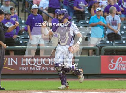 Thumbnail 2 in Shiner vs. New Home (UIL 2A Baseball State Semifinal) photogallery.