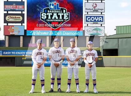 Thumbnail 2 in Shiner vs. New Home (UIL 2A Baseball State Semifinal) photogallery.