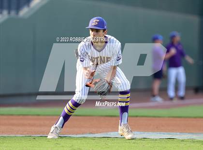 Thumbnail 1 in Shiner vs. New Home (UIL 2A Baseball State Semifinal) photogallery.