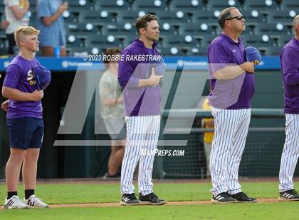 Thumbnail 3 in Shiner vs. New Home (UIL 2A Baseball State Semifinal) photogallery.