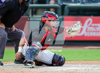 Thumbnail 3 in Shiner vs. New Home (UIL 2A Baseball State Semifinal) photogallery.