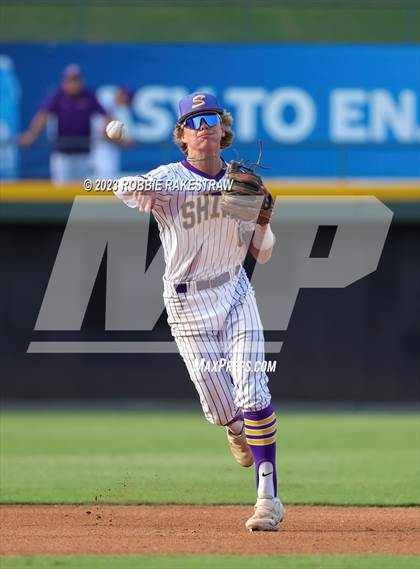 Thumbnail 1 in Shiner vs. New Home (UIL 2A Baseball State Semifinal) photogallery.