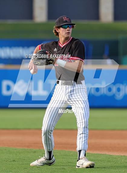 Thumbnail 2 in Shiner vs. New Home (UIL 2A Baseball State Semifinal) photogallery.