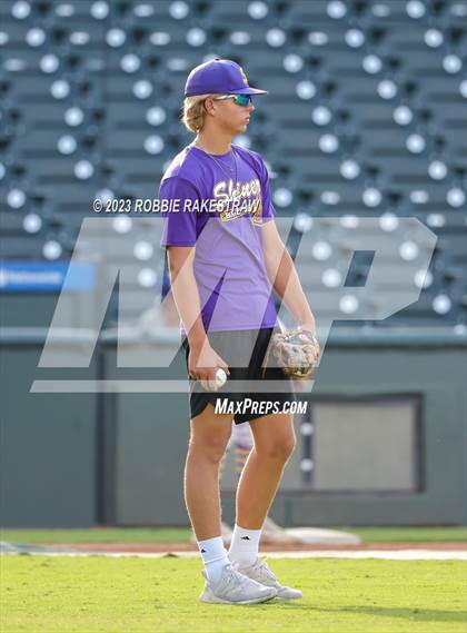 Thumbnail 2 in Shiner vs. New Home (UIL 2A Baseball State Semifinal) photogallery.