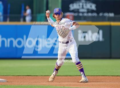 Thumbnail 3 in Shiner vs. New Home (UIL 2A Baseball State Semifinal) photogallery.