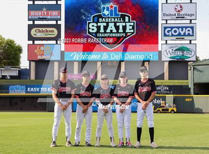 Thumbnail 3 in Shiner vs. New Home (UIL 2A Baseball State Semifinal) photogallery.