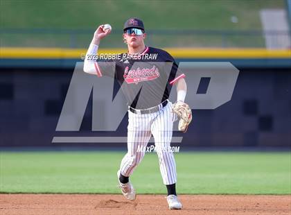 Thumbnail 2 in Shiner vs. New Home (UIL 2A Baseball State Semifinal) photogallery.