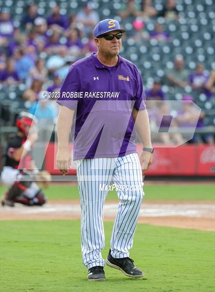 Thumbnail 3 in Shiner vs. New Home (UIL 2A Baseball State Semifinal) photogallery.