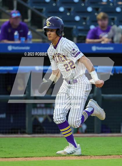 Thumbnail 3 in Shiner vs. New Home (UIL 2A Baseball State Semifinal) photogallery.