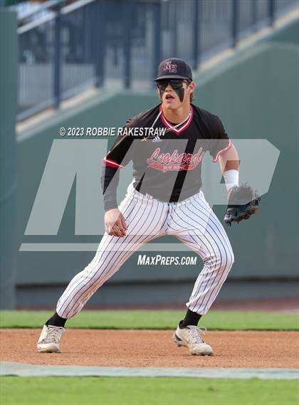 Thumbnail 2 in Shiner vs. New Home (UIL 2A Baseball State Semifinal) photogallery.