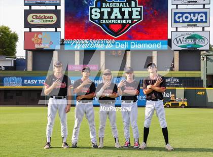 Thumbnail 2 in Shiner vs. New Home (UIL 2A Baseball State Semifinal) photogallery.