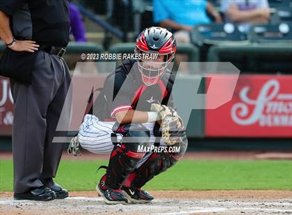 Thumbnail 2 in Shiner vs. New Home (UIL 2A Baseball State Semifinal) photogallery.