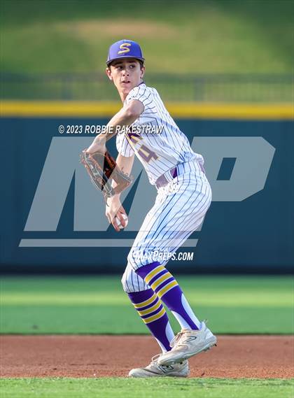 Thumbnail 1 in Shiner vs. New Home (UIL 2A Baseball State Semifinal) photogallery.