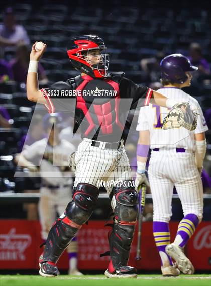 Thumbnail 2 in Shiner vs. New Home (UIL 2A Baseball State Semifinal) photogallery.