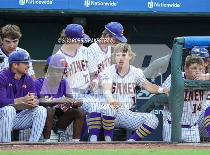 Thumbnail 2 in Shiner vs. New Home (UIL 2A Baseball State Semifinal) photogallery.