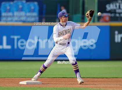 Thumbnail 1 in Shiner vs. New Home (UIL 2A Baseball State Semifinal) photogallery.