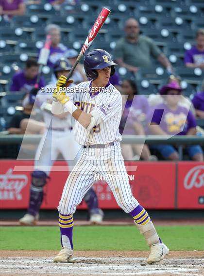 Thumbnail 2 in Shiner vs. New Home (UIL 2A Baseball State Semifinal) photogallery.