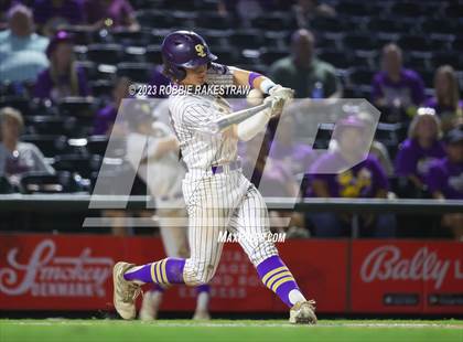 Thumbnail 3 in Shiner vs. New Home (UIL 2A Baseball State Semifinal) photogallery.