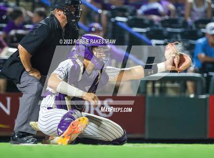 Thumbnail 3 in Shiner vs. New Home (UIL 2A Baseball State Semifinal) photogallery.