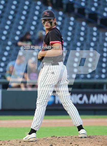 Thumbnail 2 in Shiner vs. New Home (UIL 2A Baseball State Semifinal) photogallery.