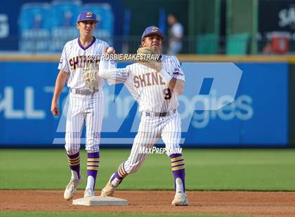 Thumbnail 1 in Shiner vs. New Home (UIL 2A Baseball State Semifinal) photogallery.