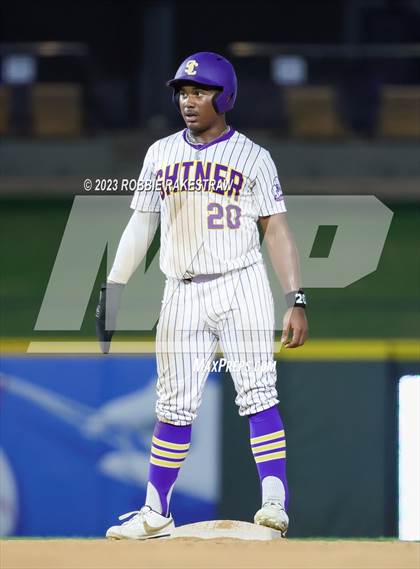 Thumbnail 3 in Shiner vs. New Home (UIL 2A Baseball State Semifinal) photogallery.