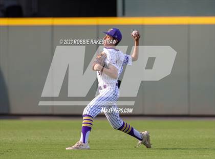 Thumbnail 3 in Shiner vs. New Home (UIL 2A Baseball State Semifinal) photogallery.