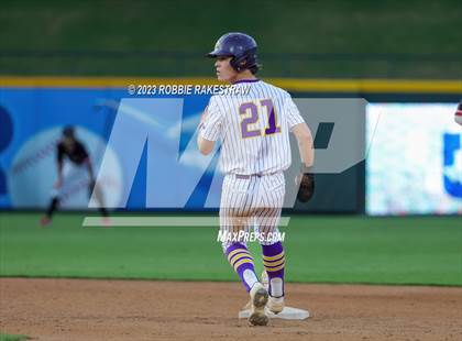 Thumbnail 2 in Shiner vs. New Home (UIL 2A Baseball State Semifinal) photogallery.