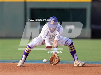 Thumbnail 1 in Shiner vs. New Home (UIL 2A Baseball State Semifinal) photogallery.