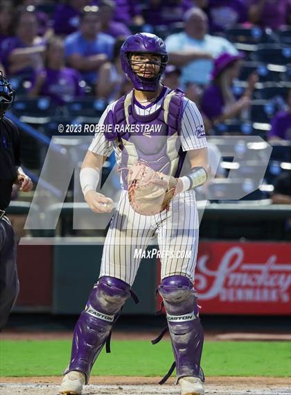 Thumbnail 3 in Shiner vs. New Home (UIL 2A Baseball State Semifinal) photogallery.
