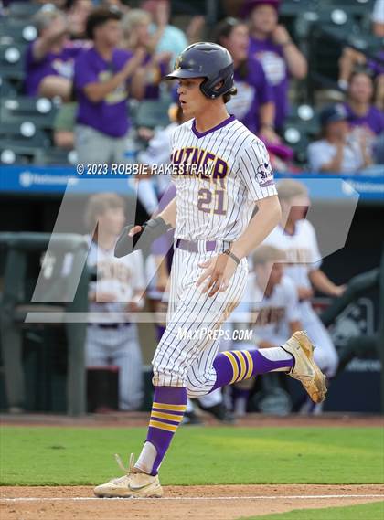 Thumbnail 3 in Shiner vs. New Home (UIL 2A Baseball State Semifinal) photogallery.