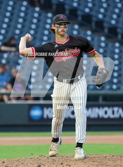 Thumbnail 1 in Shiner vs. New Home (UIL 2A Baseball State Semifinal) photogallery.