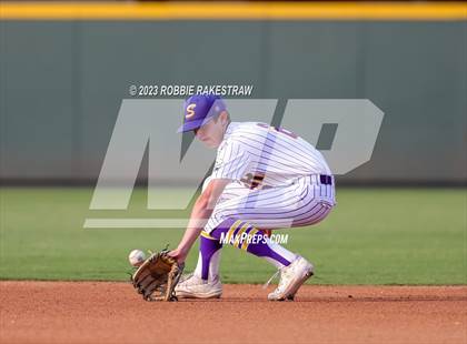 Thumbnail 2 in Shiner vs. New Home (UIL 2A Baseball State Semifinal) photogallery.