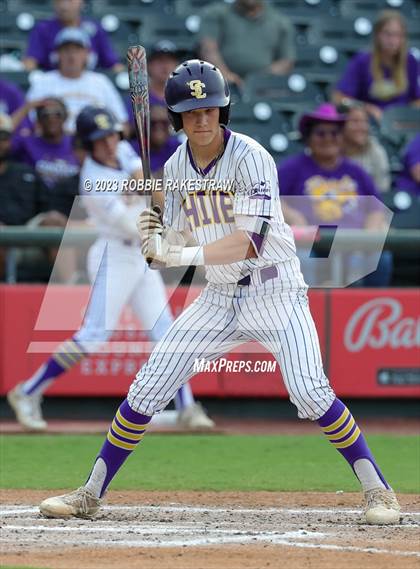 Thumbnail 3 in Shiner vs. New Home (UIL 2A Baseball State Semifinal) photogallery.