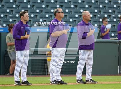 Thumbnail 2 in Shiner vs. New Home (UIL 2A Baseball State Semifinal) photogallery.