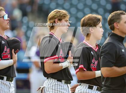 Thumbnail 2 in Shiner vs. New Home (UIL 2A Baseball State Semifinal) photogallery.