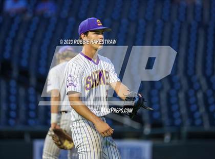 Thumbnail 1 in Shiner vs. New Home (UIL 2A Baseball State Semifinal) photogallery.
