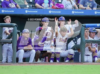 Thumbnail 1 in Shiner vs. New Home (UIL 2A Baseball State Semifinal) photogallery.