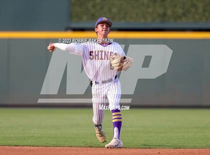 Thumbnail 1 in Shiner vs. New Home (UIL 2A Baseball State Semifinal) photogallery.