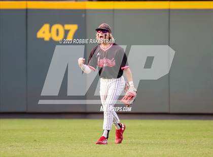 Thumbnail 3 in Shiner vs. New Home (UIL 2A Baseball State Semifinal) photogallery.