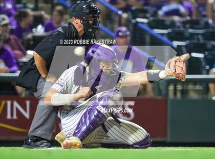 Thumbnail 2 in Shiner vs. New Home (UIL 2A Baseball State Semifinal) photogallery.