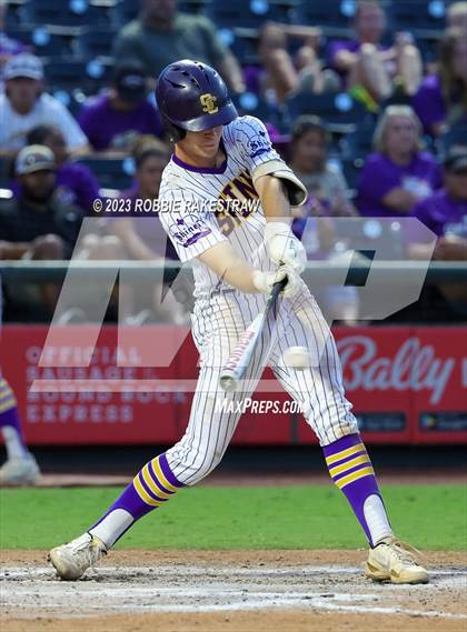 Thumbnail 1 in Shiner vs. New Home (UIL 2A Baseball State Semifinal) photogallery.